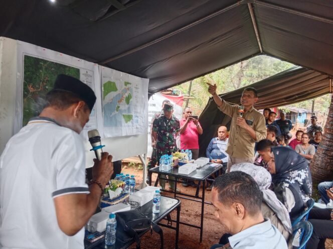 Komisi II dan I  DPRD Maluku On The Spot Ke Lahan Sengketa Air Low
