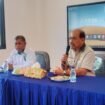 Anggota DPD RI Letjen TNI (Purn) Nono Sampono bersama Rektor UIN A. M. Sangadji Ambon Dr. Abidin Wakano saat kunjungan ya ke Kampus UIN AMSA, Selasa 14 Oktober 2025