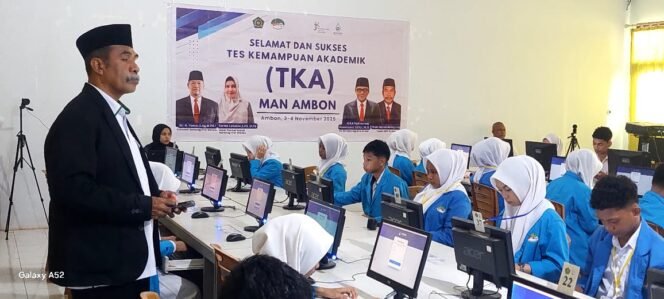 
					MAN Ambon Terapkan TKA Online Ketat
