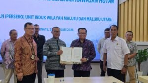 PLN dan PBPH Bersinergi Percepat Pembangunan Jaringan Listrik Desa di Maluku Utara