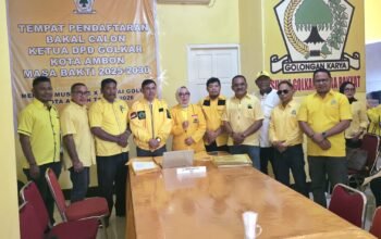 Ely Toisutta Kembalikan Berkas, Dukungan Internal Golkar Ambon Makin Terlihat