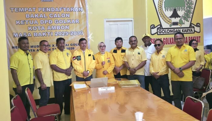 Ely Toisutta Kembalikan Berkas, Dukungan Internal Golkar Ambon Makin Terlihat
