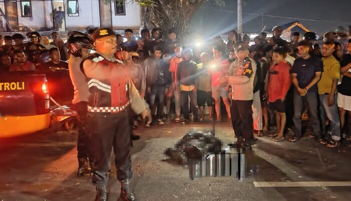 Pengendara Satria FU Tewas di Tikungan Poka
