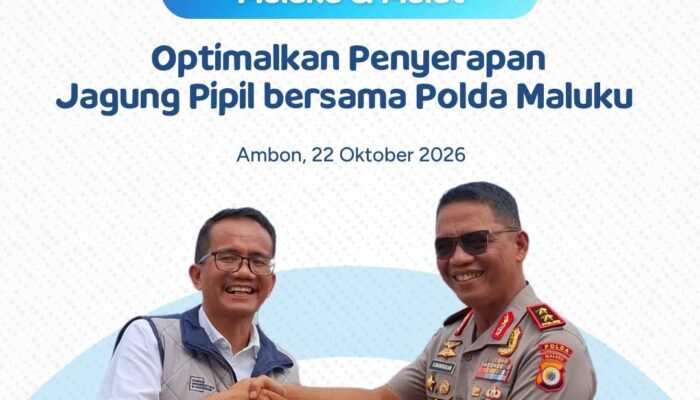 Bulog Koordinasi dengan Kapolda Maluku, Penyerapan Jagung Pipil Digenjot