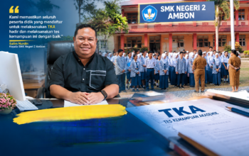 169 Siswa SMKN 2 Ambon Ikuti TKA Hari Pertama