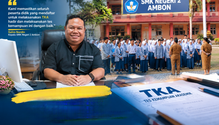 169 Siswa SMKN 2 Ambon Ikuti TKA Hari Pertama