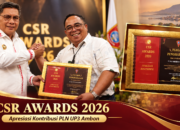 Manager PLN UP3 Ambon Terima Penghargaan dari Wali Kota Ambon