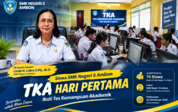 70 Siswanya Ikut TKA, Kepsek SMK Negeri 5 Ambon Minta Junjung Integritas