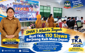 Hari Pertama TKA, SMA Negeri 3 Malteng Pastikan Komputer dan Jaringan Internet Aman
